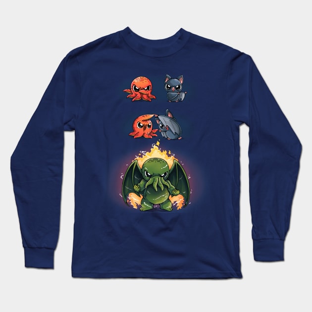 Cthulhu Long Sleeve T-Shirt by Vallina84